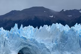 Sông băng Spegazzini nằm ở khu vực biên giới giữa Argentina và Chile, được coi là một trong những sông băng quan trọng nhất ở Công viên Quốc gia Los Glaciares. (Ảnh: Diệu Hương/TTXVN)