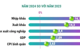 Kinh tế Việt Nam năm 2024: Tăng trưởng vượt mục tiêu đề ra