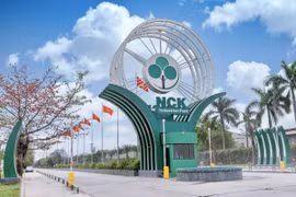 Một góc Khu công nghiệp Nam Cầu Kiền. (Nguồn: TTXVN phát)