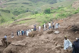 Vụ lở đất xảy ra tại Tarsin, một ngôi làng hẻo lánh nằm sâu trong vùng núi hiểm trở ở Jebel Marra. (Nguồn: AFP)