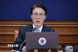 Thủ tướng Hàn Quốc Kim Min Seok. (Ảnh: Yonhap/TTXVN)