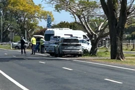 Sự việc xảy ra tại một con phố gần thành phố Grafton, cách Sydney 490km về phía Đông Bắc. (Nguồn: ABC News)