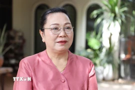 Đại sứ Lào tại Việt Nam Khamphao Ernthavanh. (Ảnh: Xuân Tú/TTXVN)