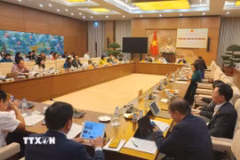 Phiên họp toàn thể lần thứ nhất Ủy ban Văn hóa và Xã hội của Quốc hội. (Ảnh: Chu Thanh Vân/TTXVN)