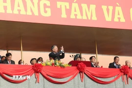 Tổng Bí thư Tô Lâm tham dự Lễ Kỷ niệm, diễu binh, diễu hành 80 năm Cách mạng tháng Tám và Quốc khánh 2-9. (Nguồn: TTXVN)