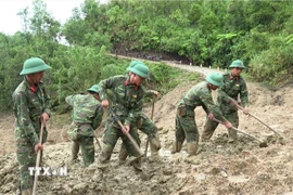Cổng Thông tin điện tử Ban Chỉ đạo Phòng thủ dân sự quốc gia cung cấp thông tin chỉ đạo, điều hành hoạt động phòng ngừa, ứng phó, khắc phục hậu quả sự cố, thiên tai. (Ảnh: Cao Nguyên/TTXVN)
