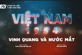 Phim tài liệu "Việt Nam 1954-Vinh quang và nước mắt" đã chính thức ra mắt công chúng vào dịp kỷ niệm 80 năm ngày thành lập Quân đội Nhân dân Việt Nam. (Nguồn: Vietnam+)