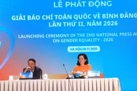 Trung ương Hội Liên hiệp Phụ nữ Việt Nam, Cơ quan Liên hợp quốc về Bình đẳng giới và Trao quyền cho Phụ nữ (UN Women) phối hợp với Hội Nhà báo Việt Nam tổ chức Lễ phát động Giải Báo chí toàn quốc về bình đẳng giới lần thứ II, năm 2026. (Nguồn: Báo Pháp luật Việt Nam)