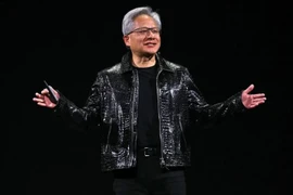 Giám đốc điều hành công ty sản xuất chip Nvidia, Jensen Huang. (Nguồn: Getty Images)