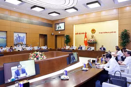Một phiên họp của Ủy ban Thường vụ Quốc hội. (Ảnh: Doãn Tấn/TTXVN)