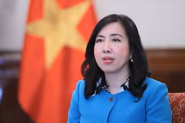 Thứ trưởng Bộ Ngoại giao Lê Thị Thu Hằng. (Ảnh: An Đăng/TTXVN)