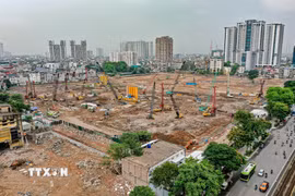 Cấp phép xây dựng phải tuân thủ quy định về điều kiện để cấp giấy phép xây dựng theo quy định tại khoản 1 Điều 44 Luật Xây dựng năm 2025. Ảnh minh họa. (Nguồn: TTXVN)