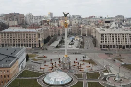 Quảng trường Độc lập ở Kiev, Ukraine. (Ảnh: REUTERS/TTXVN)