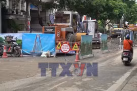 Hà Nội điều chỉnh giao thông trên một số tuyến phố đến 15/6