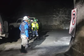 Nhóm ứng phó khẩn cấp của Công ty Freeport Indonesia đang nỗ lực tìm kiếm cứu nạn 7 thợ mỏ bị mắc kẹt trong hầm ngầm Grasberg. (Nguồn: ANTARA)