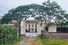 Trường Trung học cơ sở Ngô Xá, xã Minh Thắng, huyện Cẩm Khê (Phú Thọ). (Ảnh: Tạ Toàn/TTXVN)