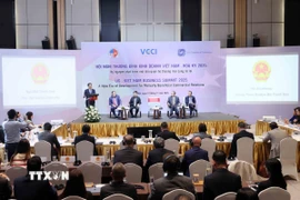 Phó Thủ tướng Bùi Thanh Sơn phát biểu tại hội nghị. (Ảnh: An Đăng/TTXVN)