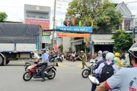 Hiện trường vụ tai nạn. (Nguồn: Báo Tiền phong)