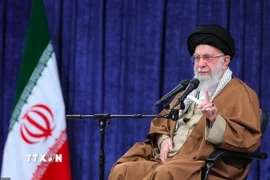 Lãnh tụ tối cao Iran Ali Khamenei. (Ảnh: IRNA/TTXVN)