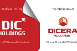 Diện mạo thương hiệu mới của DIC Holdings. (Nguồn: Vietnam+)