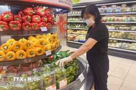 Một siêu thị tại Thành phố Hồ Chí Minh. (Ảnh: Hương Giang/TTXVN)