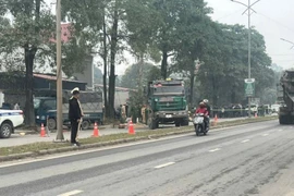 Hiện trường vụ tai nạn. (Nguồn: VOV)