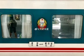 Tàu sẽ khởi hành từ Bắc Kinh lúc 17h26 (giờ địa phương) và đến Bình Nhưỡng lúc 18h ngày hôm sau, dừng một lần tại thành phố biên giới Đan Đông của Trung Quốc. (Nguồn: Yonhap)