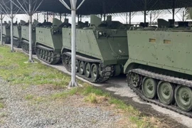 Xe bọc thép chở quân M113 của Italy. (Nguồn: Militarnyi)