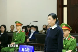 Bị cáo Hoàng Thị Thúy Lan, cựu Bí thư Tỉnh ủy Vĩnh Phúc (cũ). (Ảnh: Tuấn Anh/TTXVN)