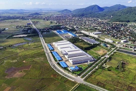 Khu công nghiệp Nam Hồng, thị xã Hồng Lĩnh, tỉnh Hà Tĩnh. (Ảnh: Hữu Quyết/TTXVN)