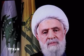 Thủ lĩnh Phong trào Hezbollah Naim Qassem. (Nguồn: THX/TTXVN)