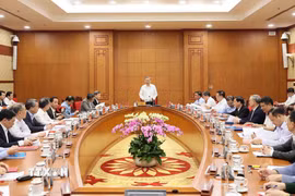 Tổng Bí thư Tô Lâm, Trưởng Ban Chỉ đạo Trung ương chủ trì cuộc họp Thường trực Ban Chỉ đạo Trung ương về phòng, chống tham nhũng, lãng phí, tiêu cực sáng 18/3/2026. (Ảnh: An Đăng/TTXVN)