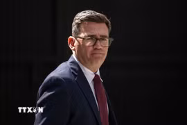 Ông Andy Burnham, người vừa được bầu làm lãnh đạo Công đảng cầm quyền thay ông Keir Starmer, sẽ nhậm chức Thủ tướng và bước vào Số 10 phố Downing vào ngày 20/7. (Ảnh: THX/TTXVN phát)