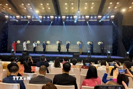 Các đại biểu tham dự khai mạc Triển lãm-Hội nghị du lịch MICE EXPO 2025. (Ảnh: Ngọc Bích/TTXVN)