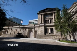 Trụ sở Ngân hàng trung ương Nhật Bản (BOJ) ở Tokyo. (Ảnh: AFP/TTXVN)