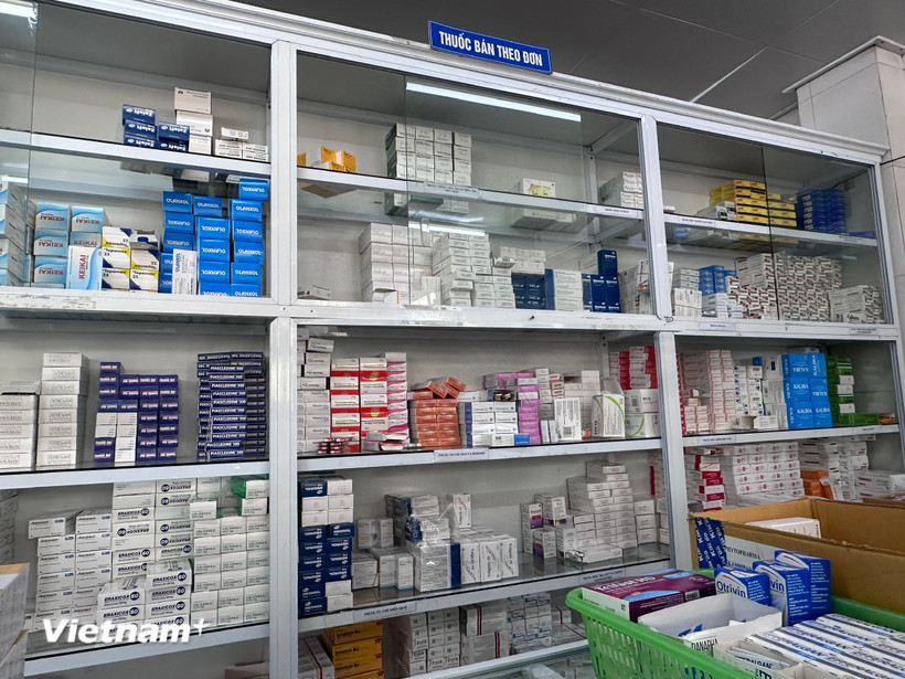 Tủ thuốc tại một bệnh viện. (Ảnh: T.G/Vietnam+)
