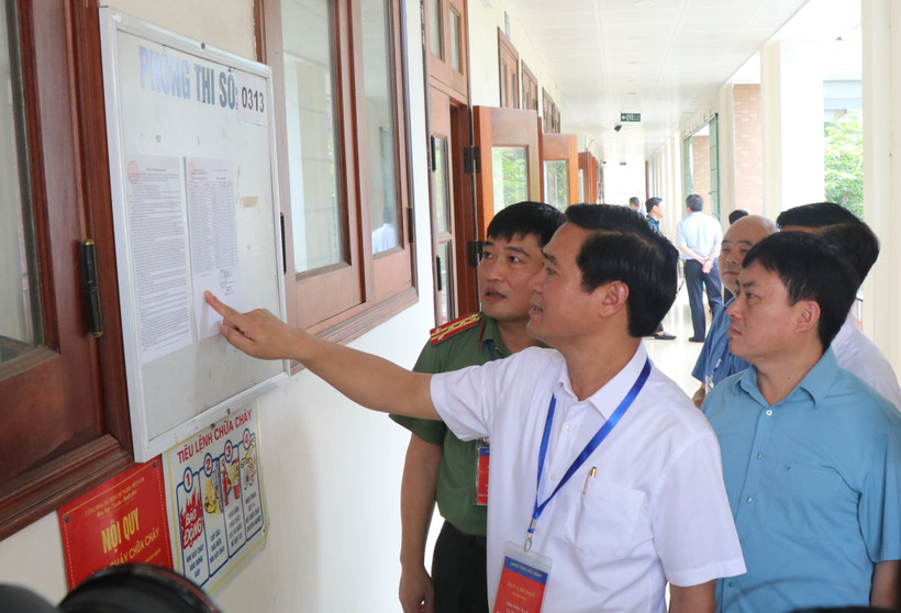 Bảo đảm mọi điều kiện tốt nhất cho công tác tổ chức Kỳ thi Tốt nghiệp THPT 2025. (Ảnh: Thái Hùng/TTXVN)