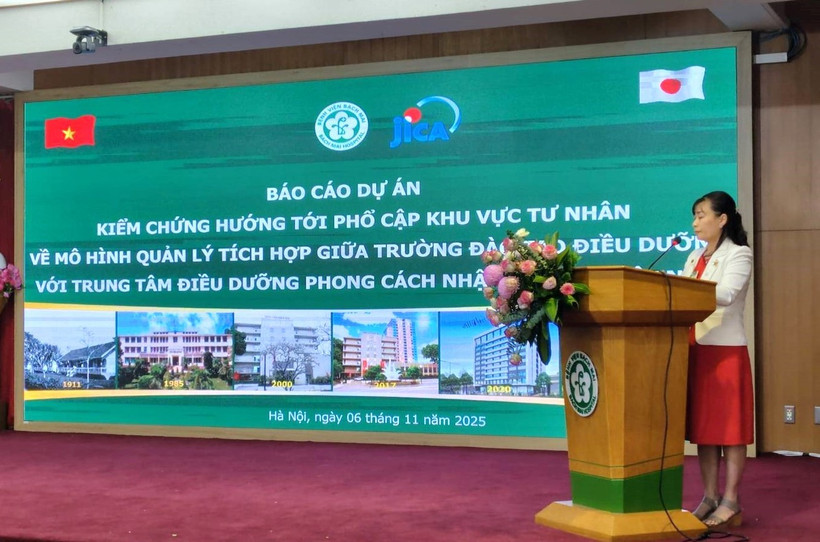 Hội thảo tổng kết Dự án. (Ảnh: PV/Vietnam+)