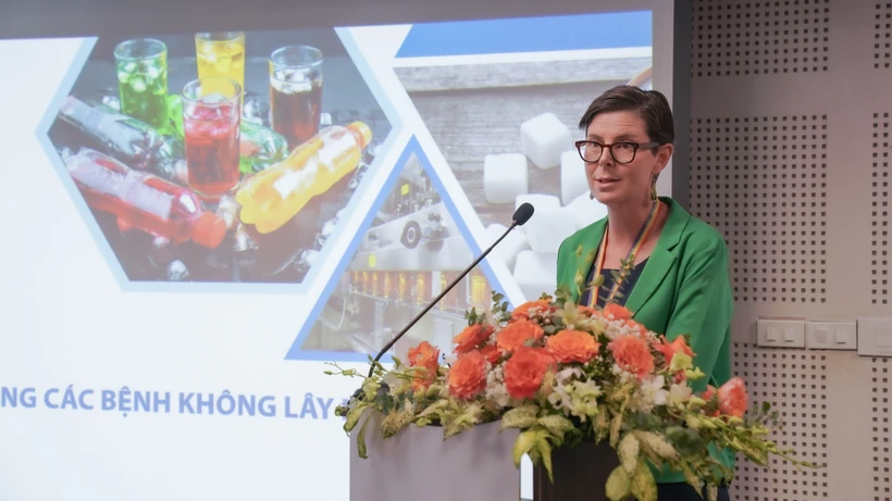 Tiến sỹ Angela Pratt - Trưởng Đại diện Tổ chức Y tế Thế giới (WHO) tại Việt Nam. (Ảnh: PV/Vietnam+)