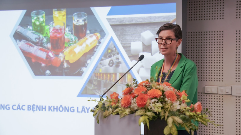 Tiến sỹ Angela Pratt - Trưởng Đại diện Tổ chức Y tế Thế giới (WHO) tại Việt Nam. (Ảnh: PV/Vietnam+)