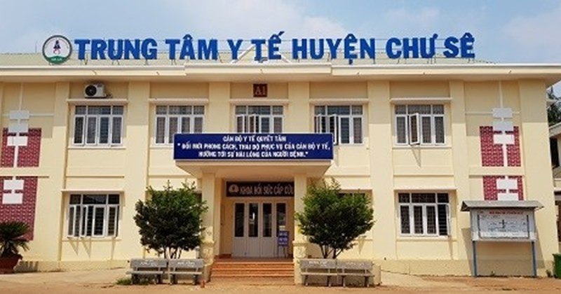 Trung tâm Y tế huyện Chư Sê. (Ảnh: TTYT Chư Sê)