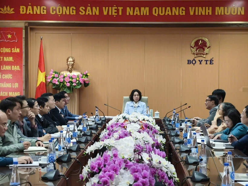 Bộ Y tế đã tổ chức Hội nghị trực tuyến toàn quốc khẩn cấp về công tác phòng, chống bệnh bại liệt. (Ảnh: PV/Vietnam+)