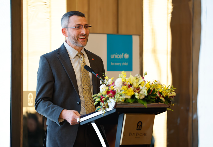 Ông Michael Swanberry - Quyền Phó Đại sứ, Đại sứ quán Hoa Kỳ tại Việt Nam. (Ảnh: PV/Vietnam+)