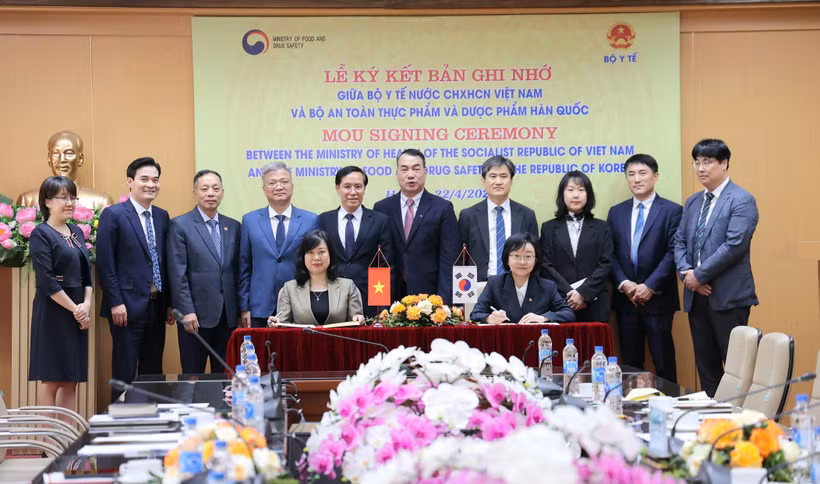 Việt Nam và Hàn Quốc ký ghi nhớ hợp tác trong lĩnh vực Bet88013 com nổ hũ, dược phẩm và công nghệ cao. (Ảnh: T.M/Vietnam+)