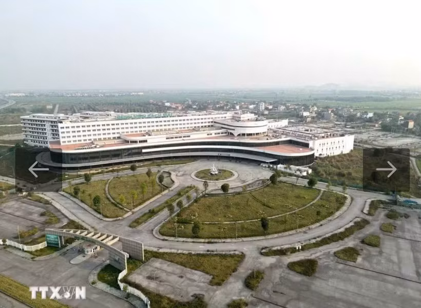 Cơ sở 2 Bệnh viện Bạch Mai. (Ảnh: Tuấn Anh/TTXVN)