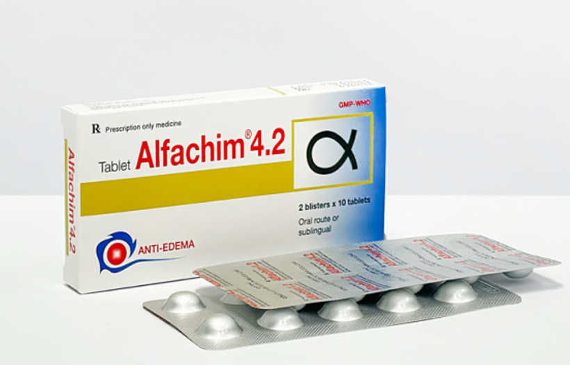 Lô thuốc viên nén Alfachim 4.2 bị thu hồi do không đạt tiêu chuẩn chất lượng về chỉ tiêu định lượng. 