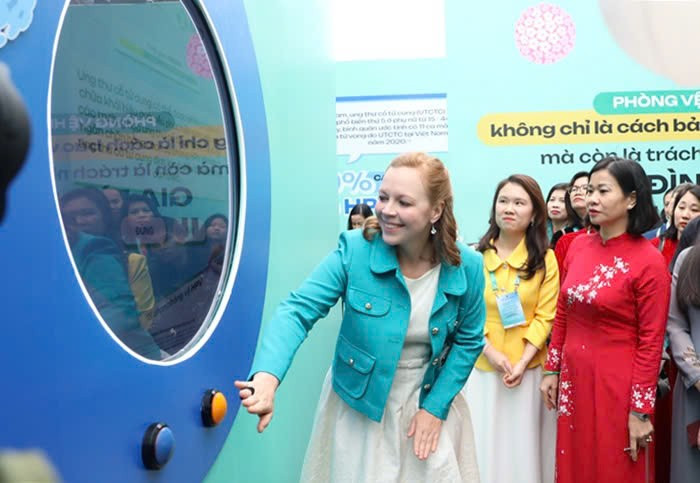 Chiến dịch sẽ góp phần đẩy mạnh công tác truyền thông nhằm nâng cao nhận thức của cộng đồng về HPV. (Ảnh: PV/Vietnam+)