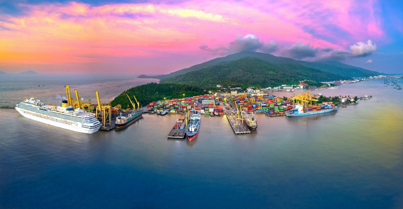 Quy hoạch chi tiết phát triển vùng đất, vùng nước cảng biển Đà Nẵng thời kỳ 2021-2030, tầm nhìn đến năm 2050 sẽ tạo cơ hội phát triển kết cấu hạ tầng cảng biển. (Ảnh: PV/Vietnam+)