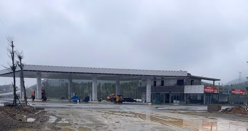 Một trạm dừng nghỉ trên tuyến cao tốc Bắc-Nam. (Ảnh: PV/Vietnam+)