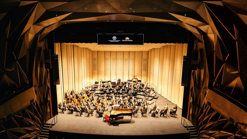 “Vietnam Airlines Classic-Hanoi Concert 2025” sẽ diễn ra trong hai đêm 10/10 và 11/10/2025 tại Nhà hát Hồ Gươm (Hà Nội). (Ảnh: PV/Vietnam+)